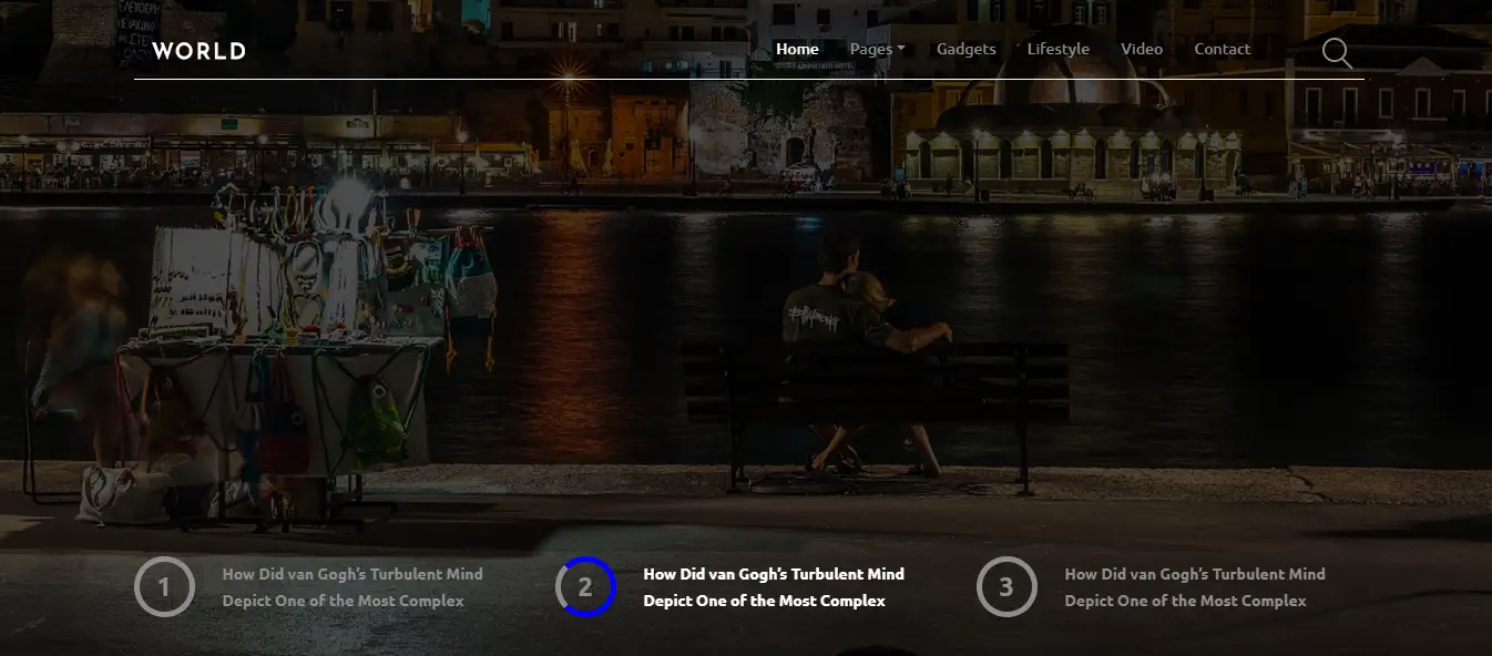 World Magazine Template for Blog Websites