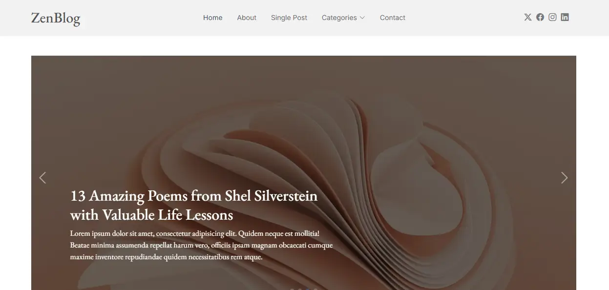 ZenBlog Bootstrap 5  Blogging Website Template