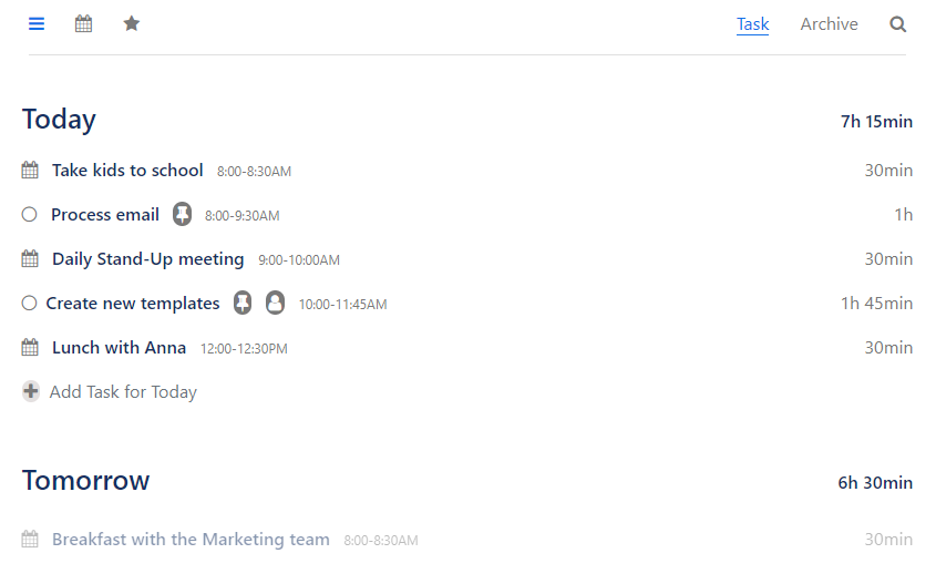 bootstrap 4 simple todo list template