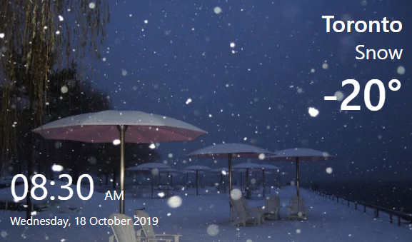 bootstrap 4 weather widget