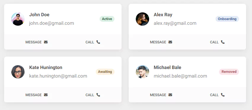 bootstrap complex grid list
