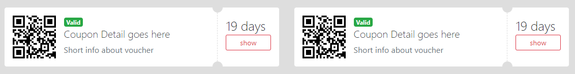 bootstrap coupon style