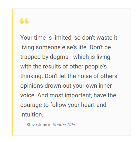 bootstrap grey quote