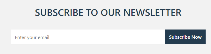 bootstrap newsletter form