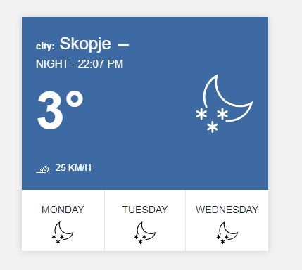 bootstrap weather widget
