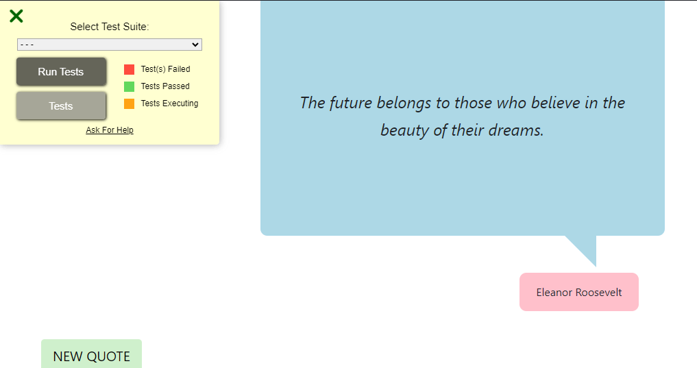 simple bootstrap/jquery quote generator