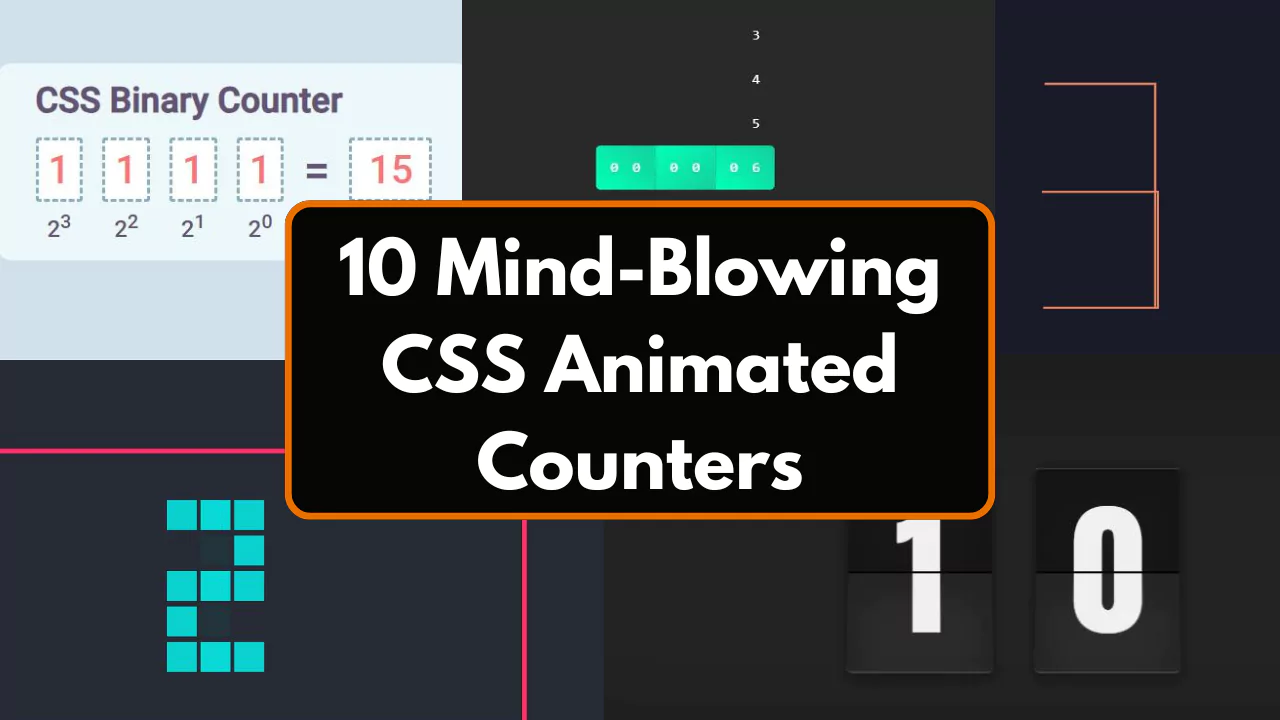 10 Mind-Blowing CSS Animated Counters image.
