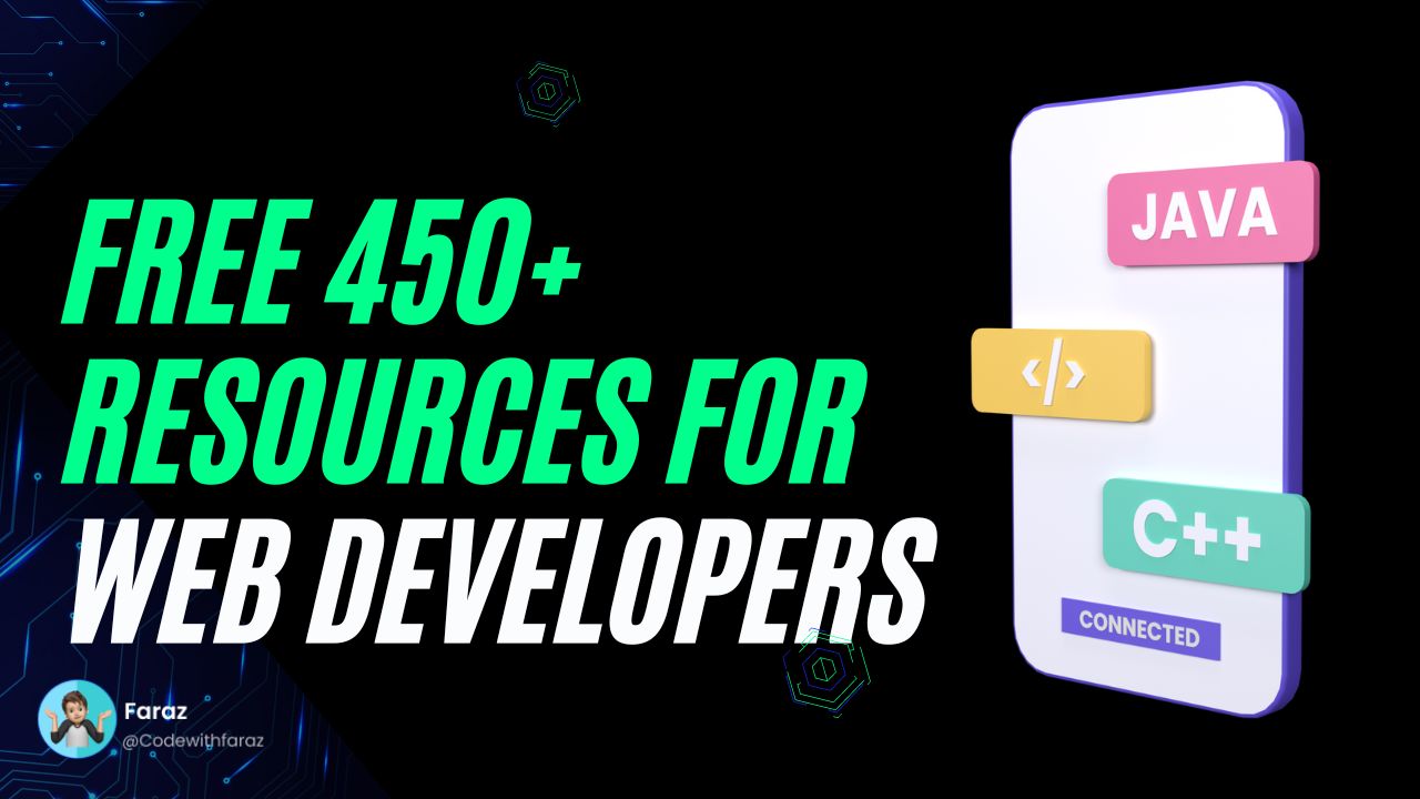 450+ Free Resources for Web Developers
