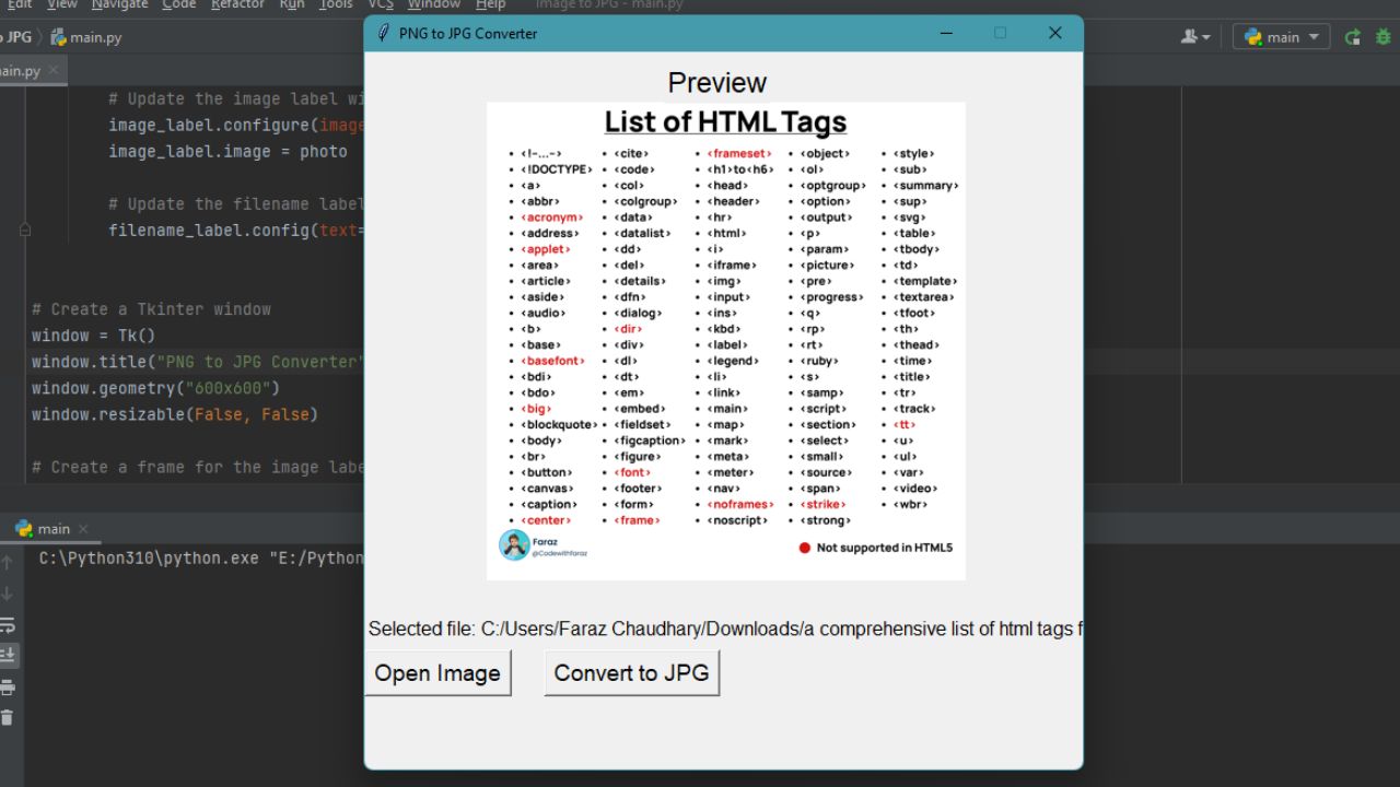 png to jpg using python and tkinter