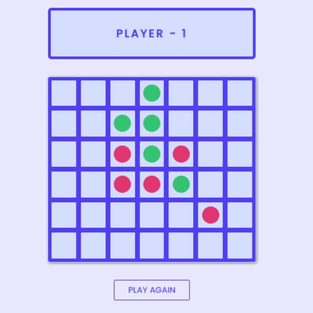 20+ JavaScript Games with Source Code for Beginners - Connect Four Game