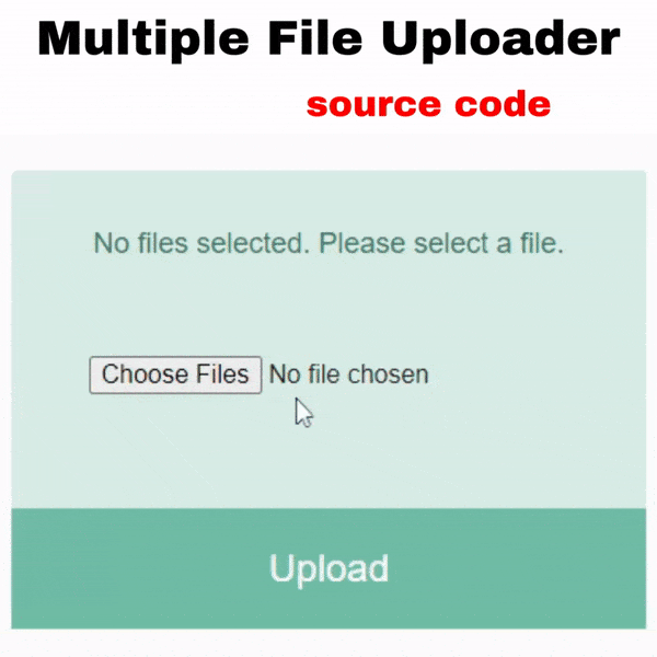 Create a Custom Multiple File Uploader with HTML, CSS, and JavaScript