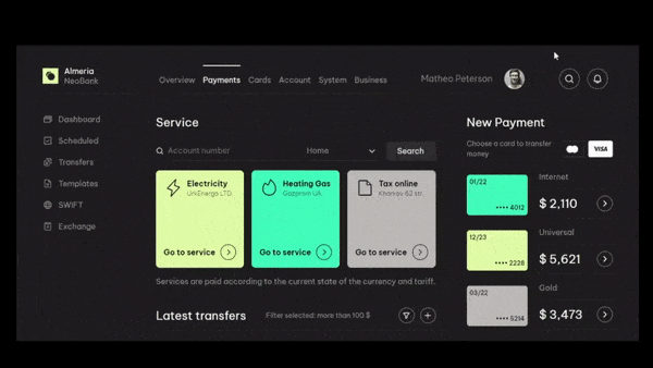 Create a Stunning Bank Dashboard using HTML & CSS (Source Code)