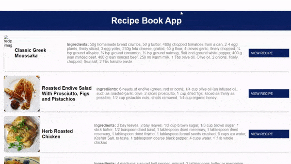 Creating a Recipe Book App Using HTML, CSS, and JavaScript
