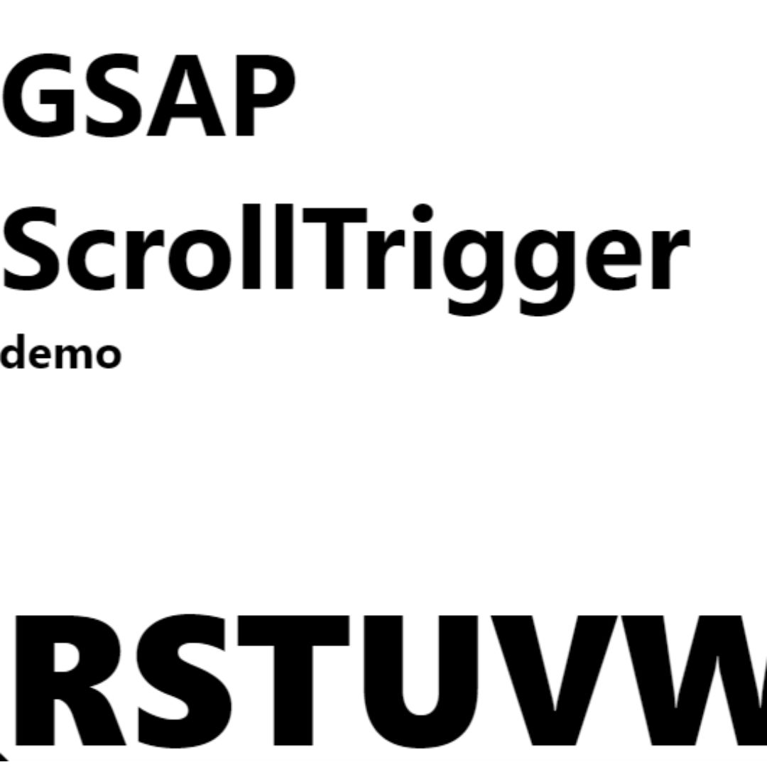 Scroll Animation Made Easy: HTML, CSS, JS with GSAP ScrollTrigger