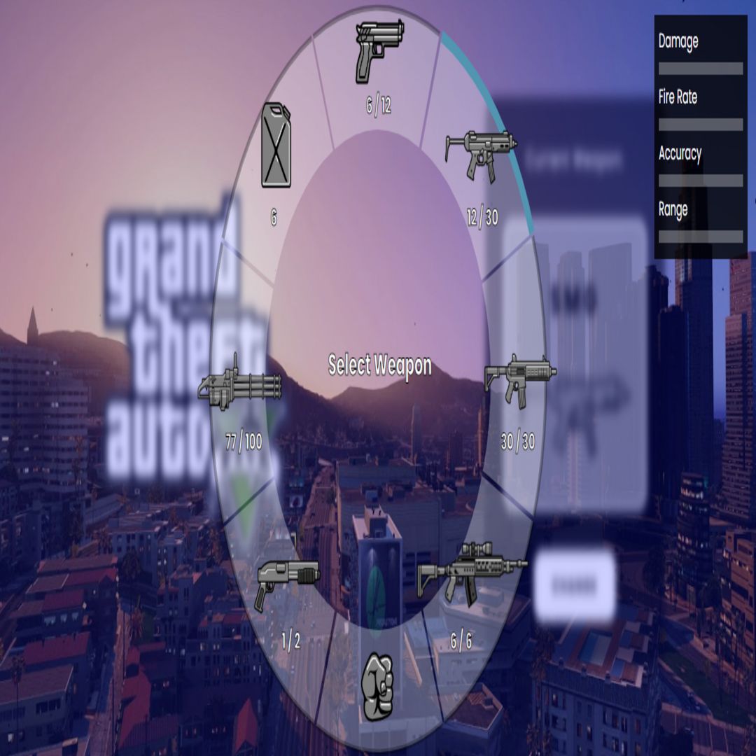 Fun Project: Building the GTA 5 Weapon Wheel Using HTML, CSS and JavaScript