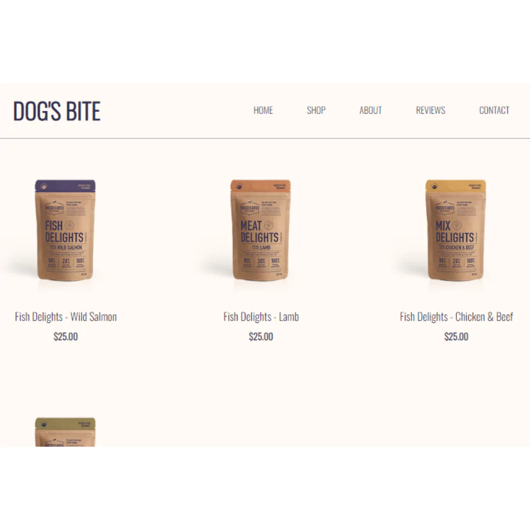 Crafting an Engaging Pet Food Shop Template: HTML, CSS, JavaScript