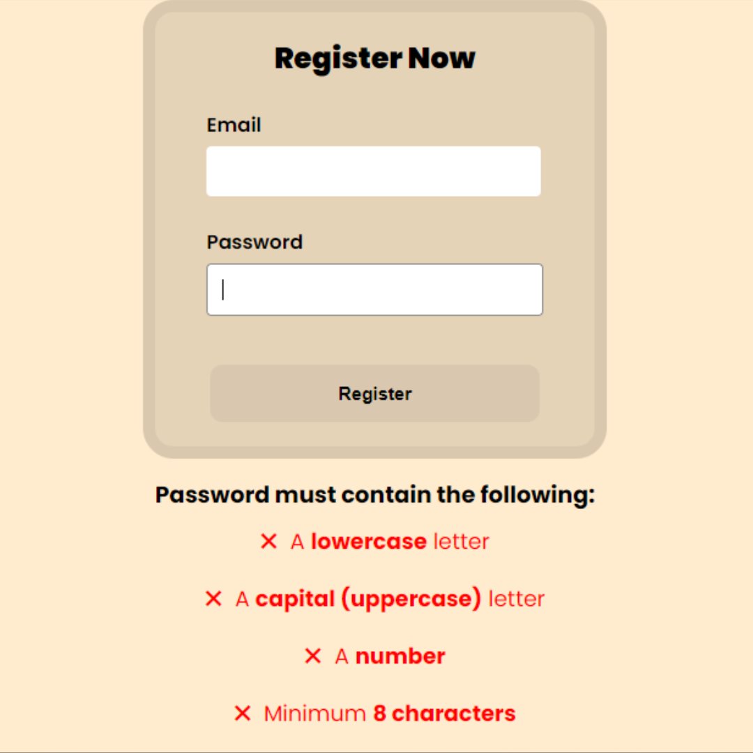 50 HTML, CSS, and JavaScript Projects with Source Code for Beginners - Password Validation Form