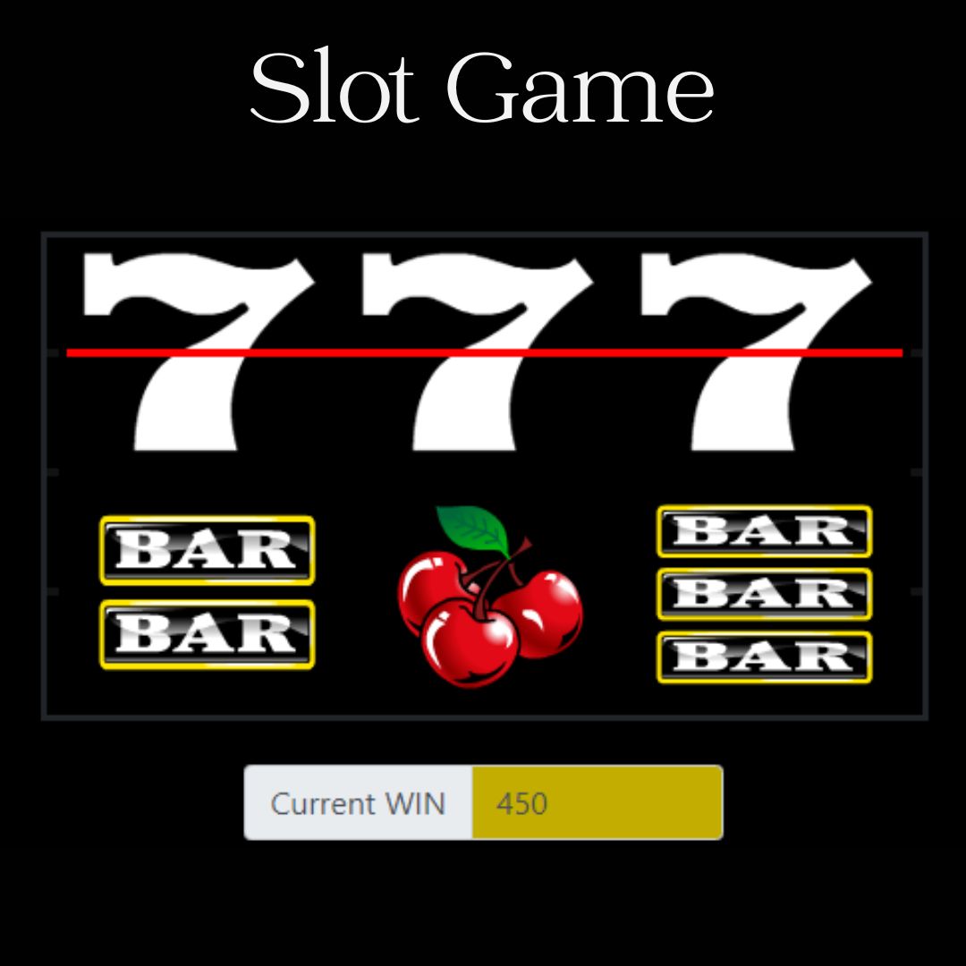 20+ JavaScript Games with Source Code for Beginners - Slot Game