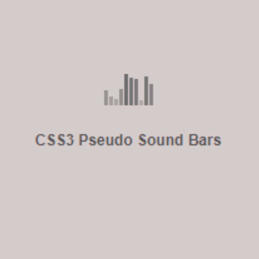 50 HTML, CSS, and JavaScript Projects with Source Code for Beginners - Sound Bars