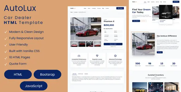 AutoLex - Car Dealer and Automotive HTML Template
