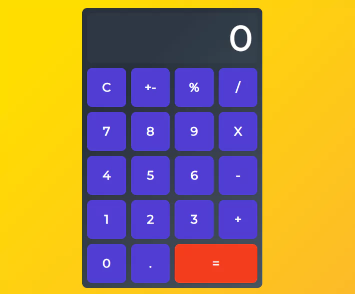 25 reactjs projects for beginners - calculator