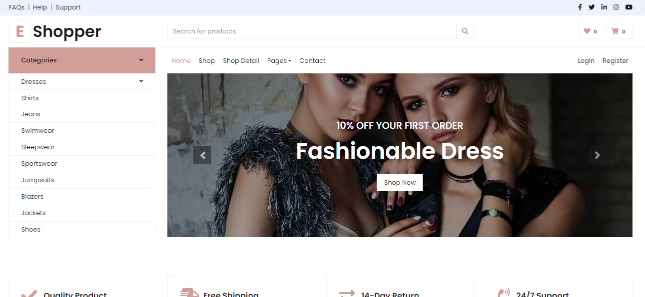 bootstrap-4-e-commerce-website-template