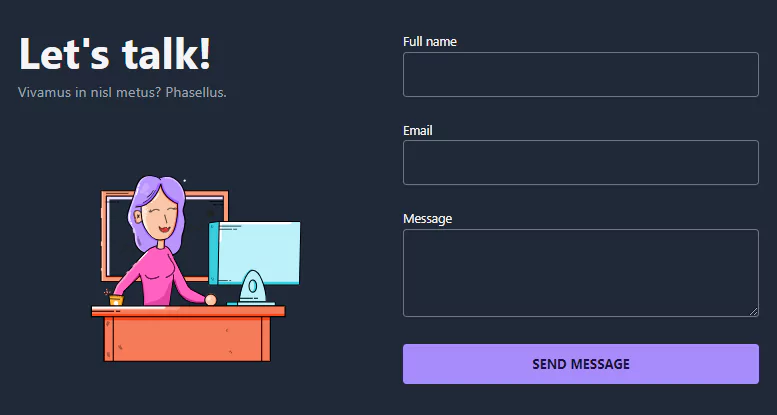 form component - contact form #2