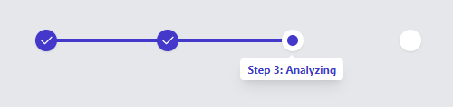 30 tailwind css stepper - tailwind css steps bar component
