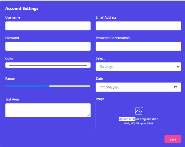 form component - default form