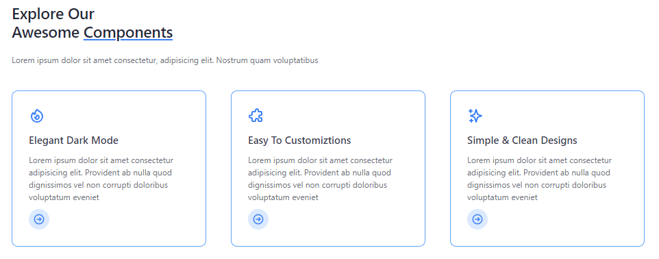 feature cards