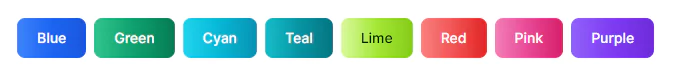 gradient monochrome buttons