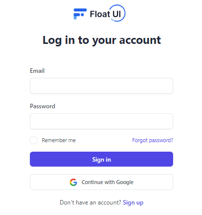 login with google provider