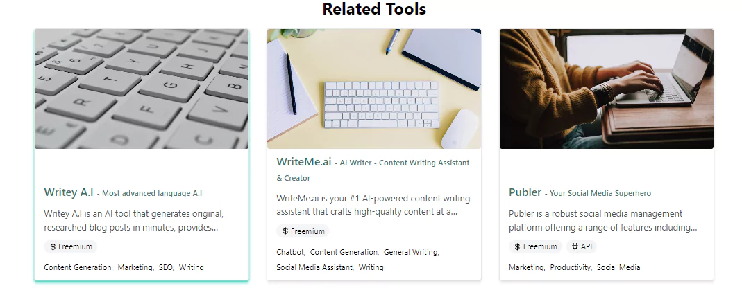posts / articles card grid