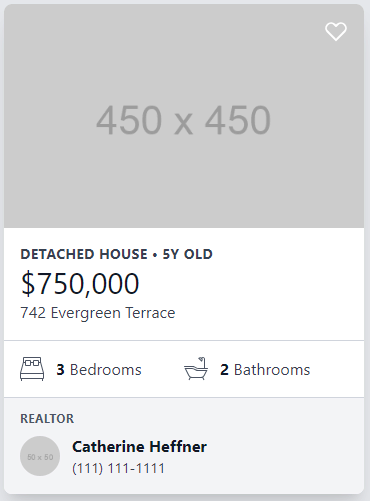tailwind property card