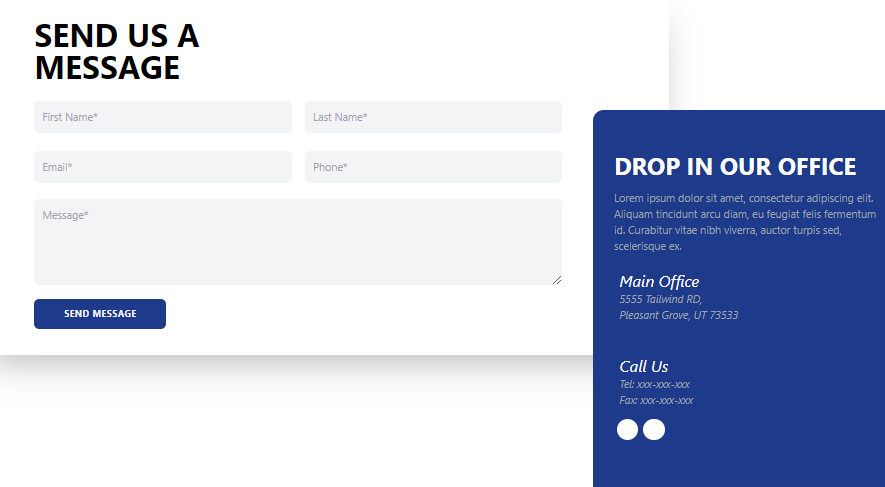 form component - responsive contact form