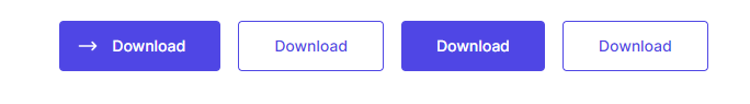 simple button and icon on hover