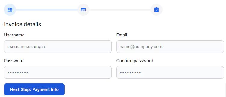 30 tailwind css stepper - stepper with form