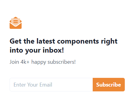 form component - subscribe card