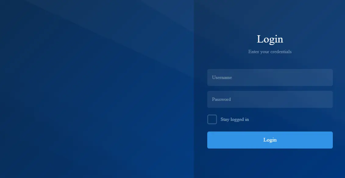 Preview of Frosted Glass Login Form with Animated Background