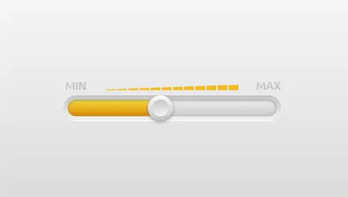 Preview of Horizontal Range Slider with Min–Max Labels
