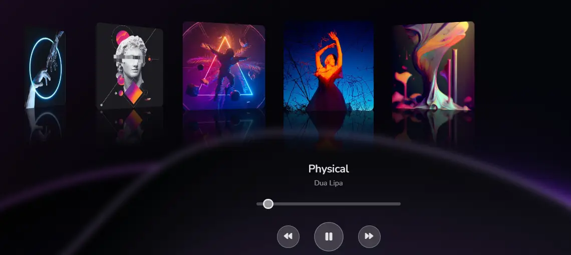 Preview of Music Album Slider with Audio Player