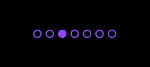 Preview of Rotating SVG Dot Animation