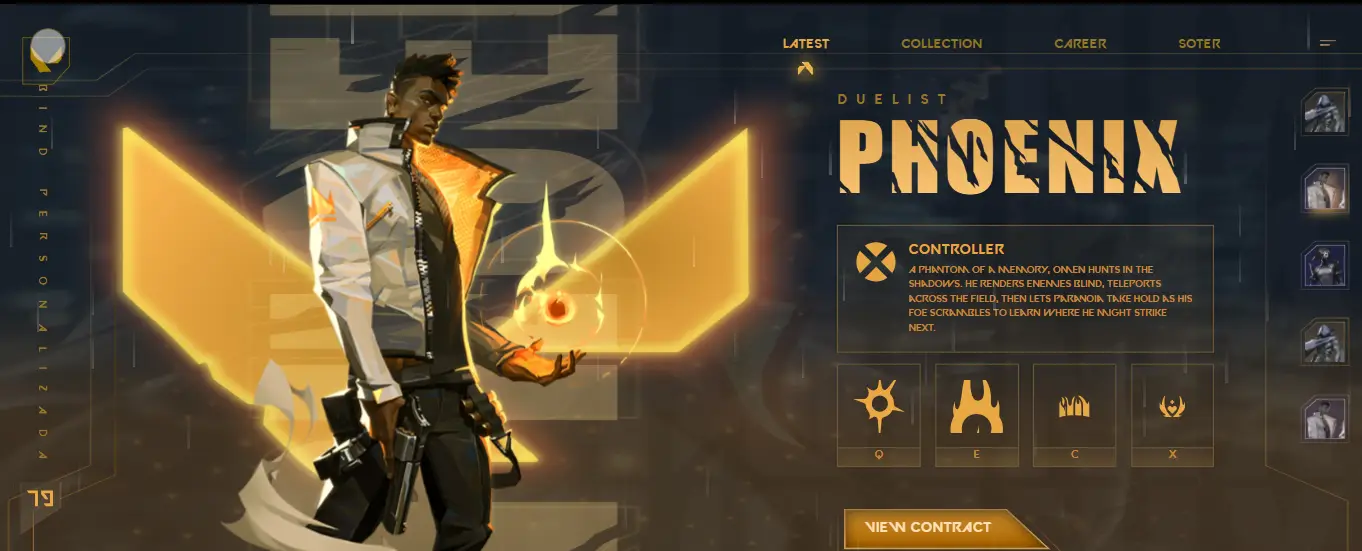 Preview of Valorant Characters Interactive Banner
